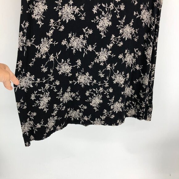 Innovare Black floral Maxi dress with  Long sleeve size 8 - Picture 7 of 14